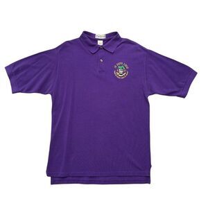 Willow Pointe Men's Vintage Mardi Gras 1996 Le Krewe D'etat Embroiedered Polo‎